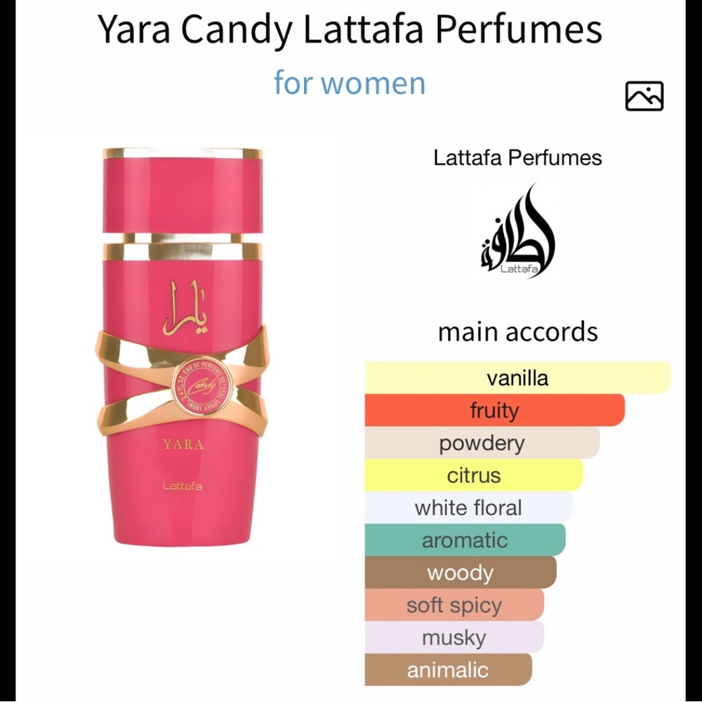 Lattafa's Yara Candy edp